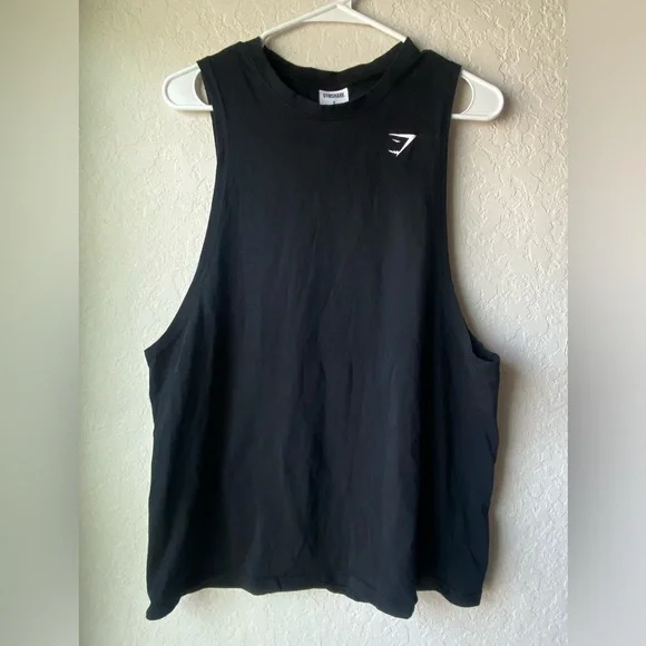 Gymshark Men’s Sleeveless Black Tank ~ Small - Picture 2 of 4